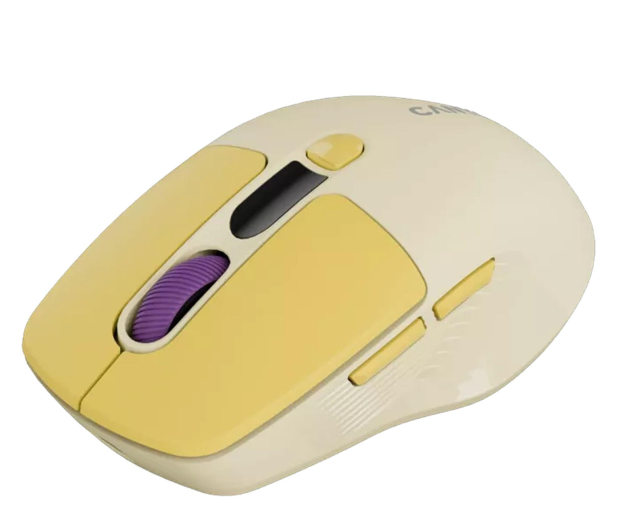 CANYON Mysz bezprzewodowa MW-26 LCD Cicha Dwa Tryby Żóta CNS-CMSW26Y - 1348455 - zdjęcie 4